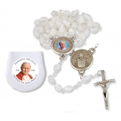Jubileuszowy różaniec papieski - pamiątka 100- lecia urodzin św. Jana Pawła II